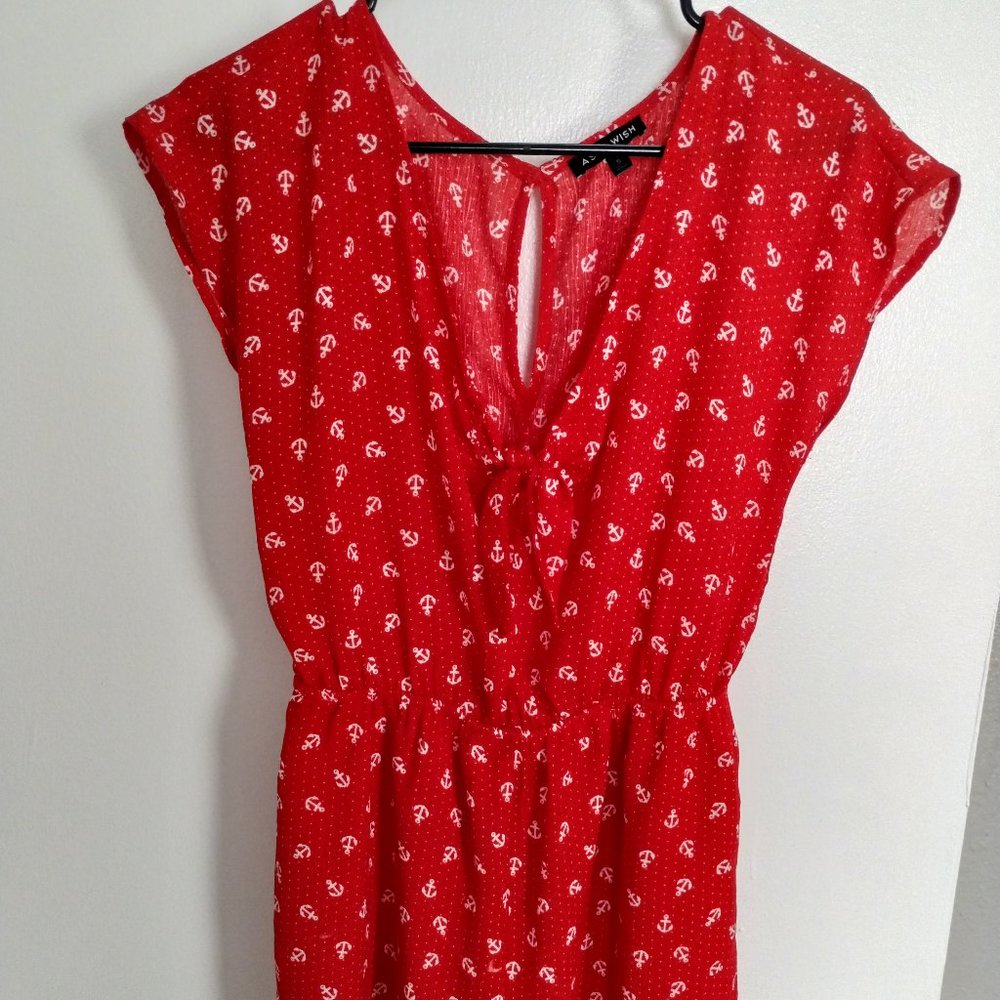 Red Jumper Brand As U Wish Size Small